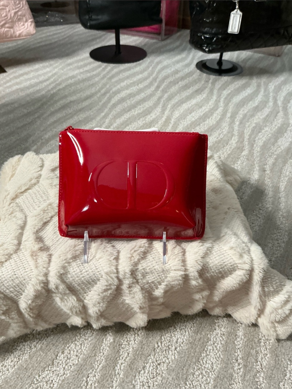❤️ DIOR Beauty Makeup Pouch Bundle w/ Lip Oil & Lipstick ❤️ All are Dior - Picture 4 of 9